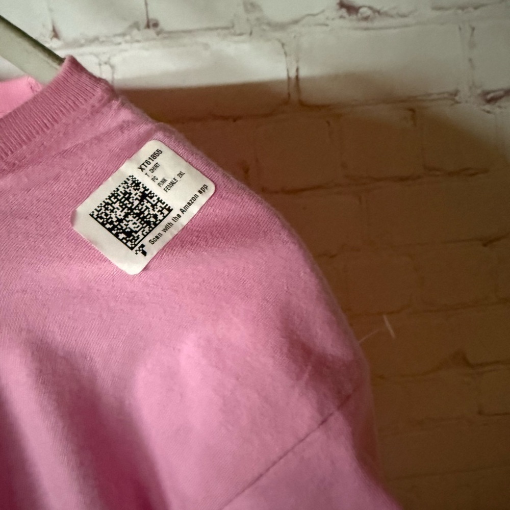 Pink “He Is Rizzin” Easter Jesus Graphic Tee T-Shirt Funny Humor Cute XXL NEW - Picture 3 of 5